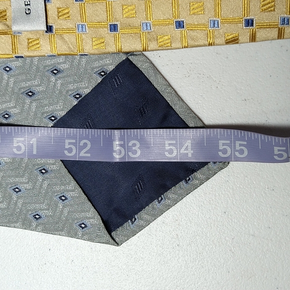 Silk Tie lot Geoffrey Beene Joseph Abboud - Picture 8 of 10